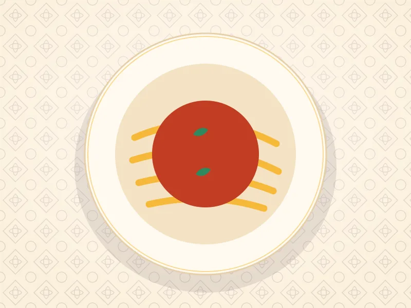 Macarrão ao molho de tomate caseiro